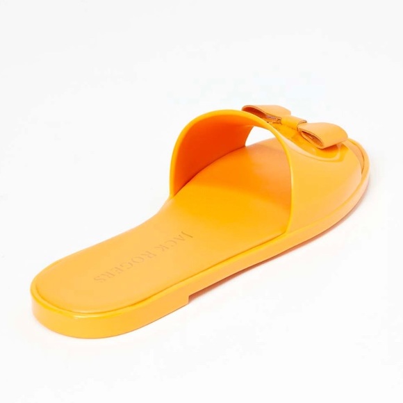 Jack Rodgers Mango Patricia Bow Accent Jelly Slide Woman’s Size 7 - Picture 3 of 7